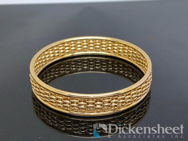 Image for Gold Tone Bangle Bracelet