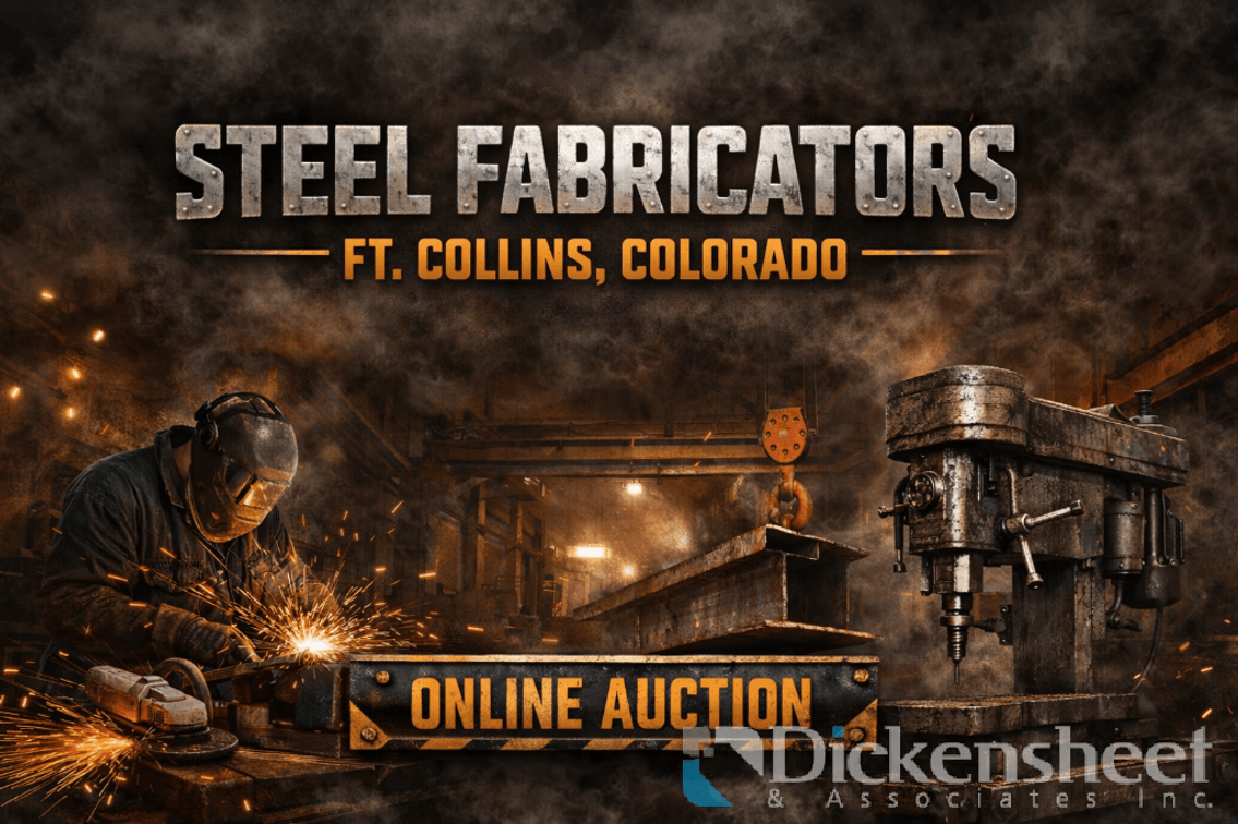 Image for FT. COLLINS - Steel Fabricators, Inc.-Machinery, Forklifts, Flatbed Truck, Welders & More