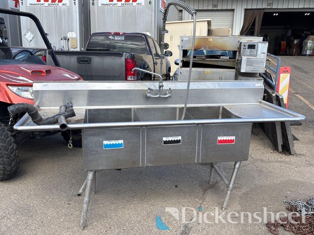 Image for 3 COMPARTMENT COMMERCIAL SINK