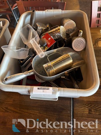 Image for TUB OF KITCHEN UTENSILS