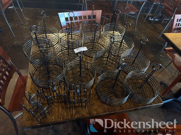 Image for LOT OF TABLE CONDIMENTS HOLDERS