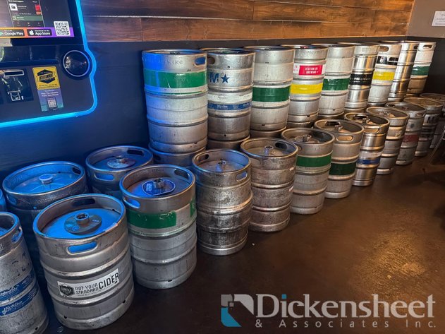 Image for APPROXIMATE (30) FULL SIZE KEGS along with