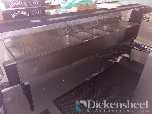 Image for STAINLESS STEEL FOUR COMPARTMENT BAR SINK