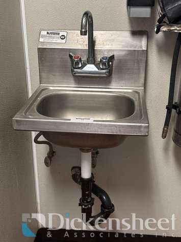 Image for KROWNE WALL MOUNT STAINLESS STEEL HAND SINK