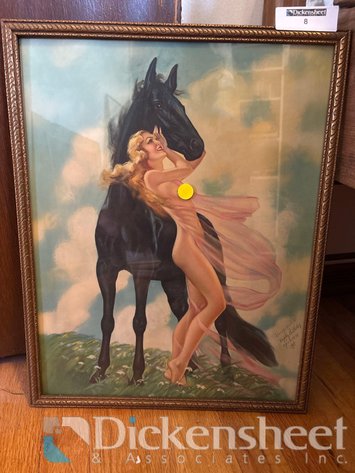 Image for 1930S MINDY WITH HER STALLION BY IRENE PATTEN