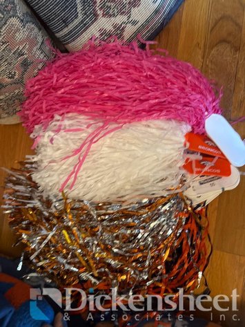 Image for ASSORTMENT OF COLORFUL CHEERING POM-POMS