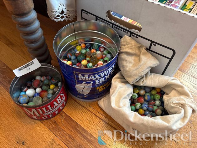 Image for COLLECTION OF VINTAGE MARBLES