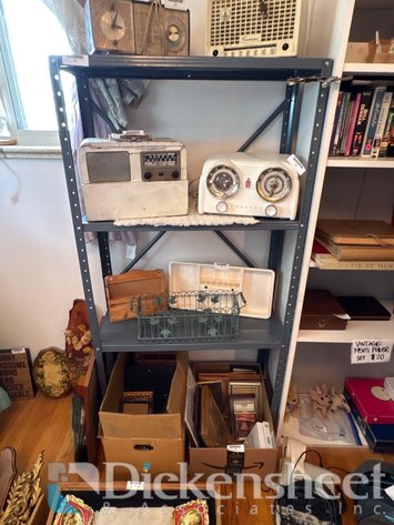 Image for GRAY & WHITE METAL SHELVING