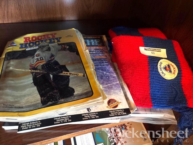 Image for LOT OF COLORADO AVALANCHE AND ROCKIES MEMORABILIA