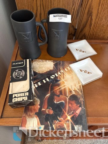 Image for VINTAGE PLAYBOY MEMORABILIA, QTY (6)