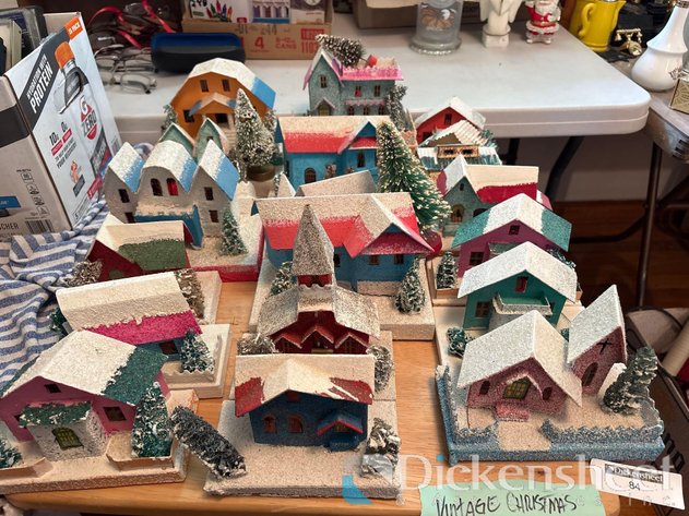 Image for COLLECTION OF VINTAGE CHRISTMAS PUTZ HOUSES