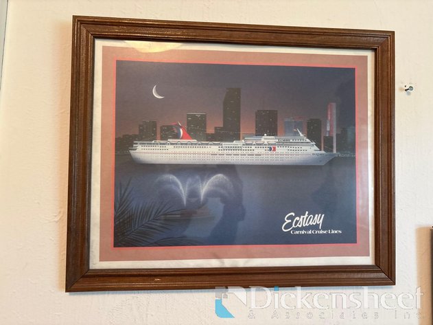 Image for FRAMED CRUISE SHIP PRINTS, QTY (2)