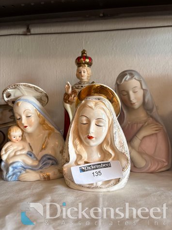 Image for RELIGIOUS THEMED PLANTERS, QTY (4)