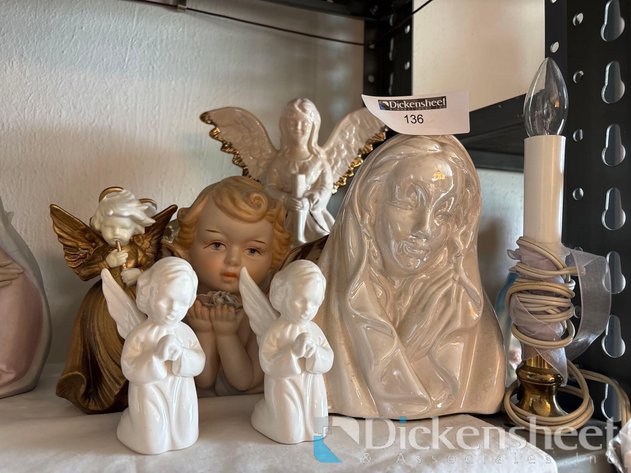 Image for CERAMIC ANGEL AND CHERUB DECOR