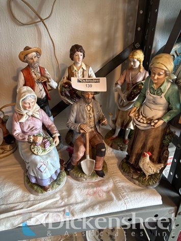 Image for SELECTION OF HOMECO FIGURINES, QTY (6)