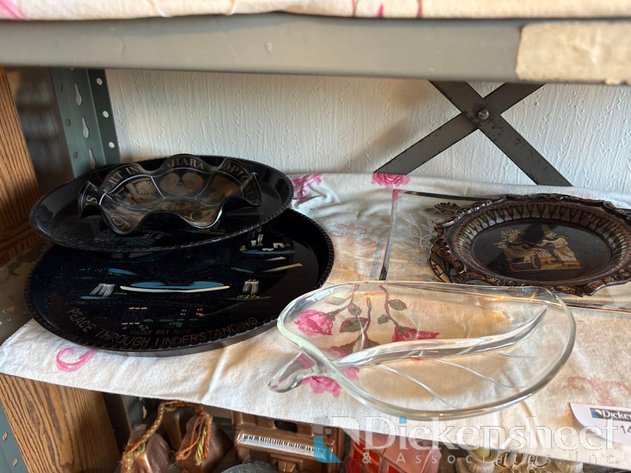 Image for TRINKET DISHES AND PLATTERS, QTY (8)