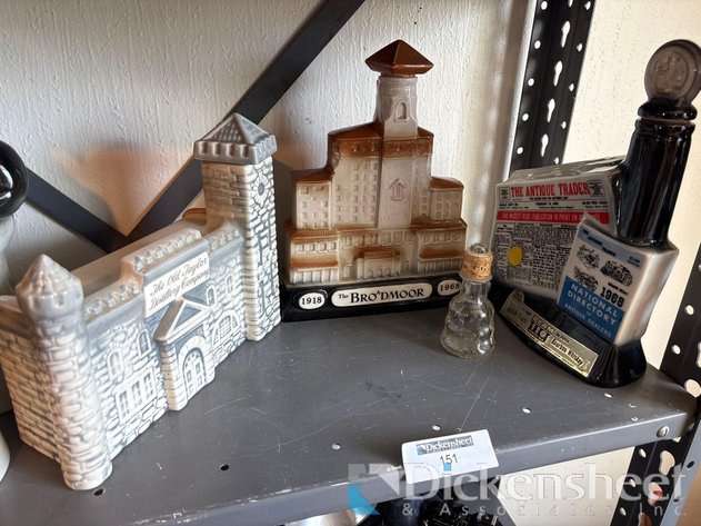 Image for COMMEMORATIVE BUILDING THEMED JIM BEAM DECANTERS, QTY (3)