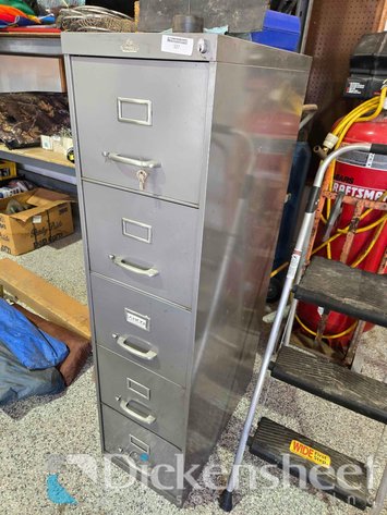 Image for GREY VERTICAL FILING CABINET