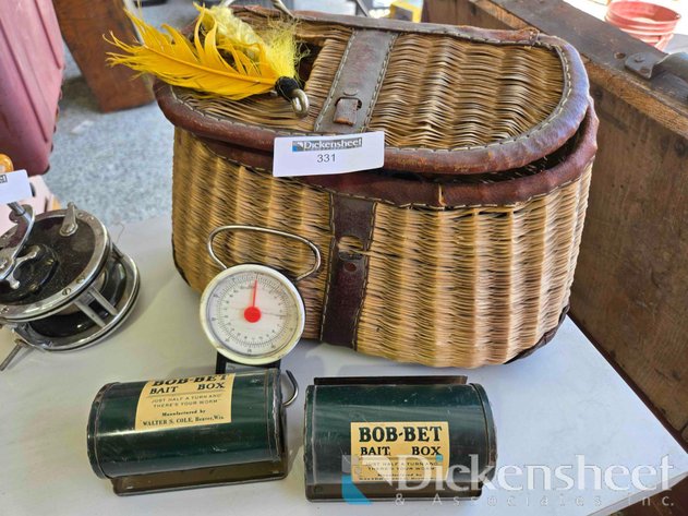 Image for FISHING REEL, WEIGHT & BOB-BET BAIT BOXES