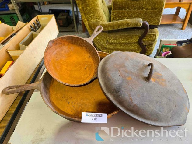 Image for ANTIQUE CAST IRON COOKWARE