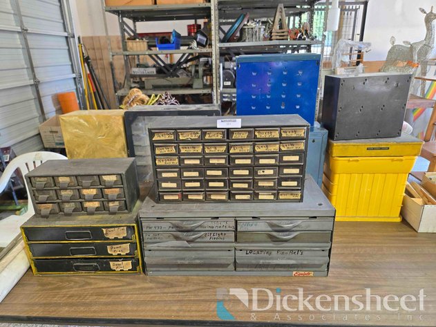 Image for LOT OF PARTS BINS/CABINETS