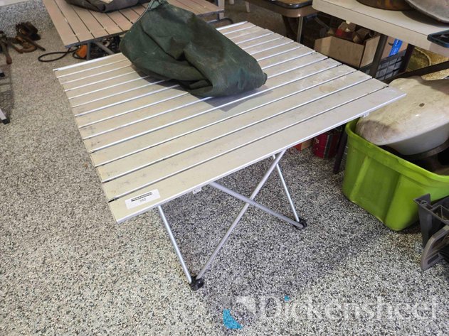 Image for PORTABLE ALUMINUM ROLL-TOP TABLE