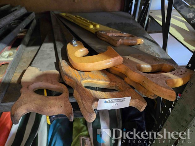 Image for LOT OF HANDSAWS WITH WOOD HANDLES
