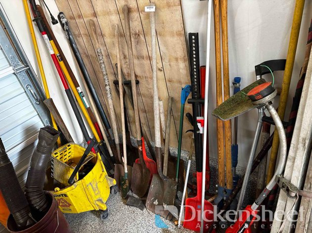 Image for LARGE LOT OF YARD TOOLS