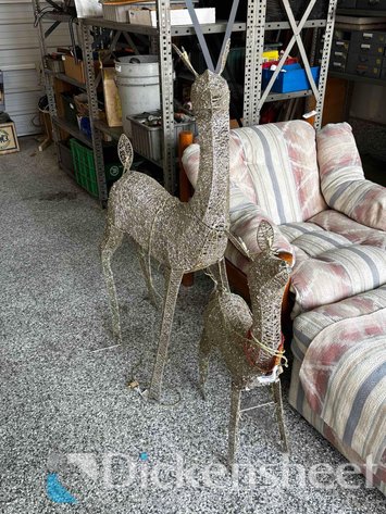 Image for PRE-LIT REINDEER FIGURES