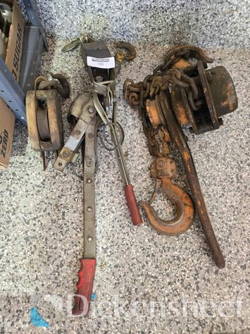 Image for MANUAL RATCHET PULLERS, QTY (3)