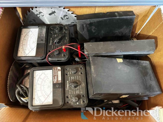 Image for MULTIMETERS AND SOLDERING IRON LOT