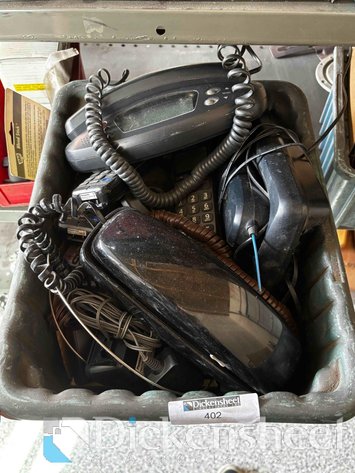Image for LOT OF CORDED TELEPHONES