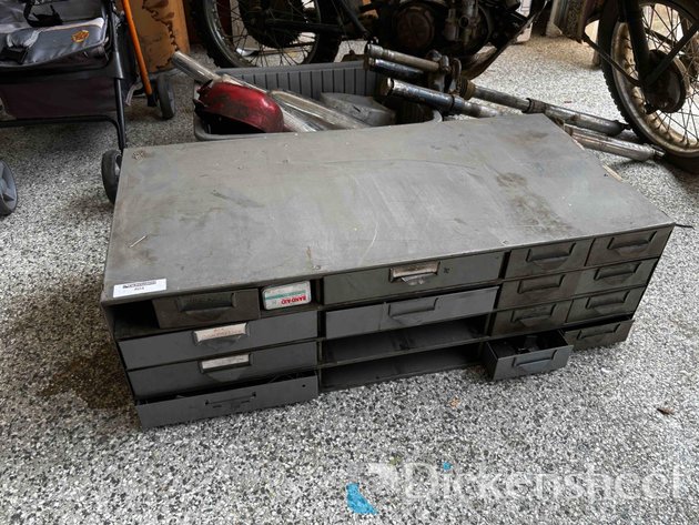 Image for LARGE METAL PARTS CABINET FULL OF SUPPLIES
