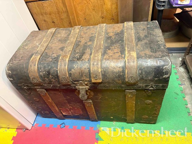 Image for ANTIQUE STEAMER TRUNK