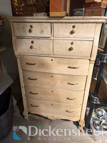 Image for DISTRESSED EIGHT DRAWER UPRIGHT DRESSER