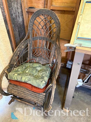 Image for ANTIQUE AMISH TWIG ROCKING CHAIR