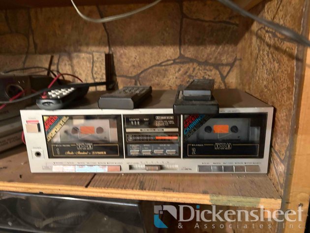 Image for VINTAGE FISHER DUAL CASSETTE DECK