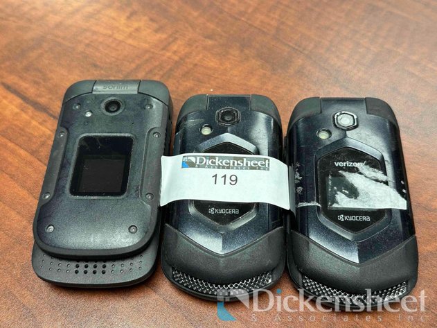 Image for VERIZON KYOCERA, QTY (2) AND SONIM, QTY (1)