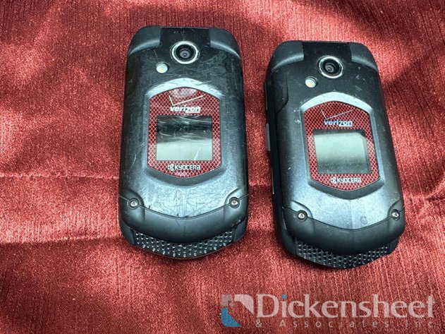 Image for VERIZON KYOCERA FLIP  PHONES, QTY (2)