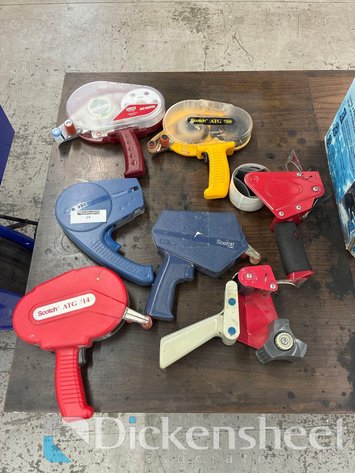 Image for LOT OF VARIOUS TAPE GUNS - QTY (7)