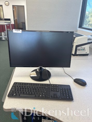 Image for SAMSUNG MONITOR AND HP COMPUTER