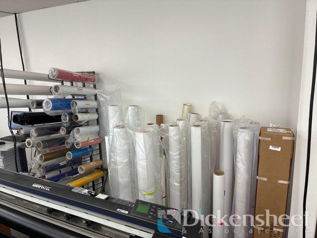 Image for LOT OF VARIOUS VINYL ROLL MATERIAL