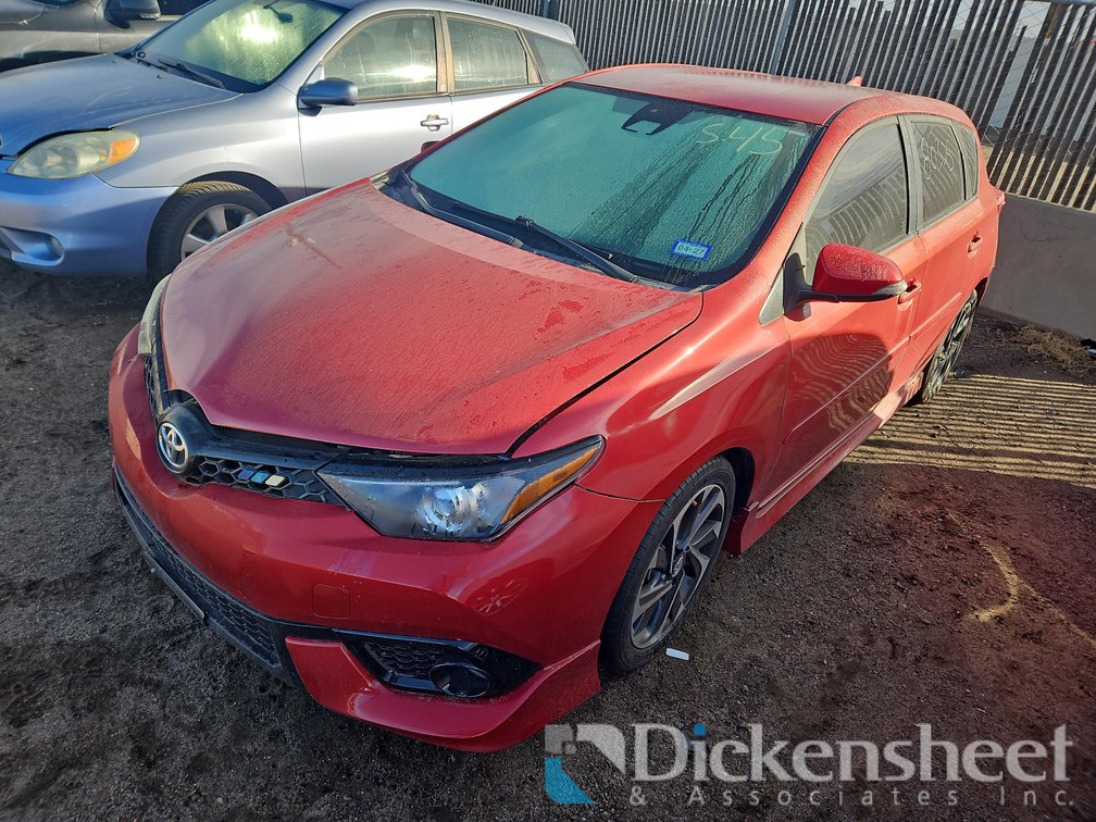 2017 TOYT COROLLA HB JTNKARJE8HJ537088