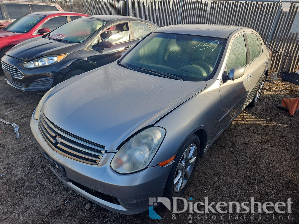 2006 INFI G35 4D JNKCV51E46M500202