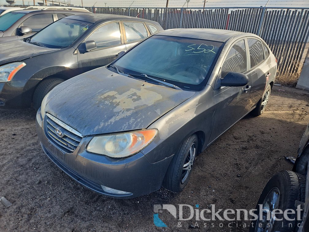 2007 HYUN ELANTRA 4D KMHDU46D37U106223