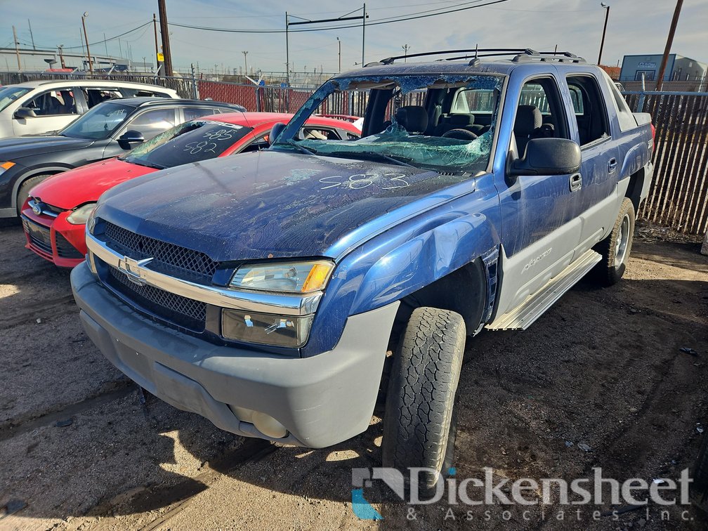 2002 CHEV AVALANCHE PK 3GNEK13T62G347821