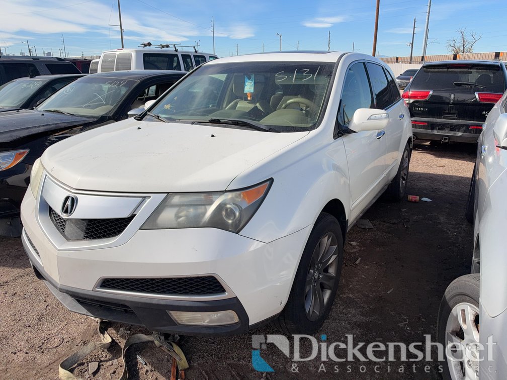 2012 ACUR MDX UP 2HNYD2H69CH550111