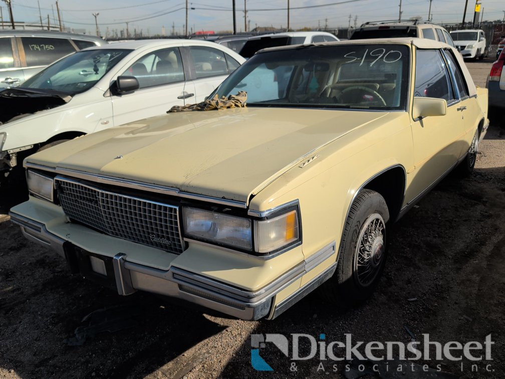 1987 CADI DEVILLE 2D 1G6CD118XH4306061