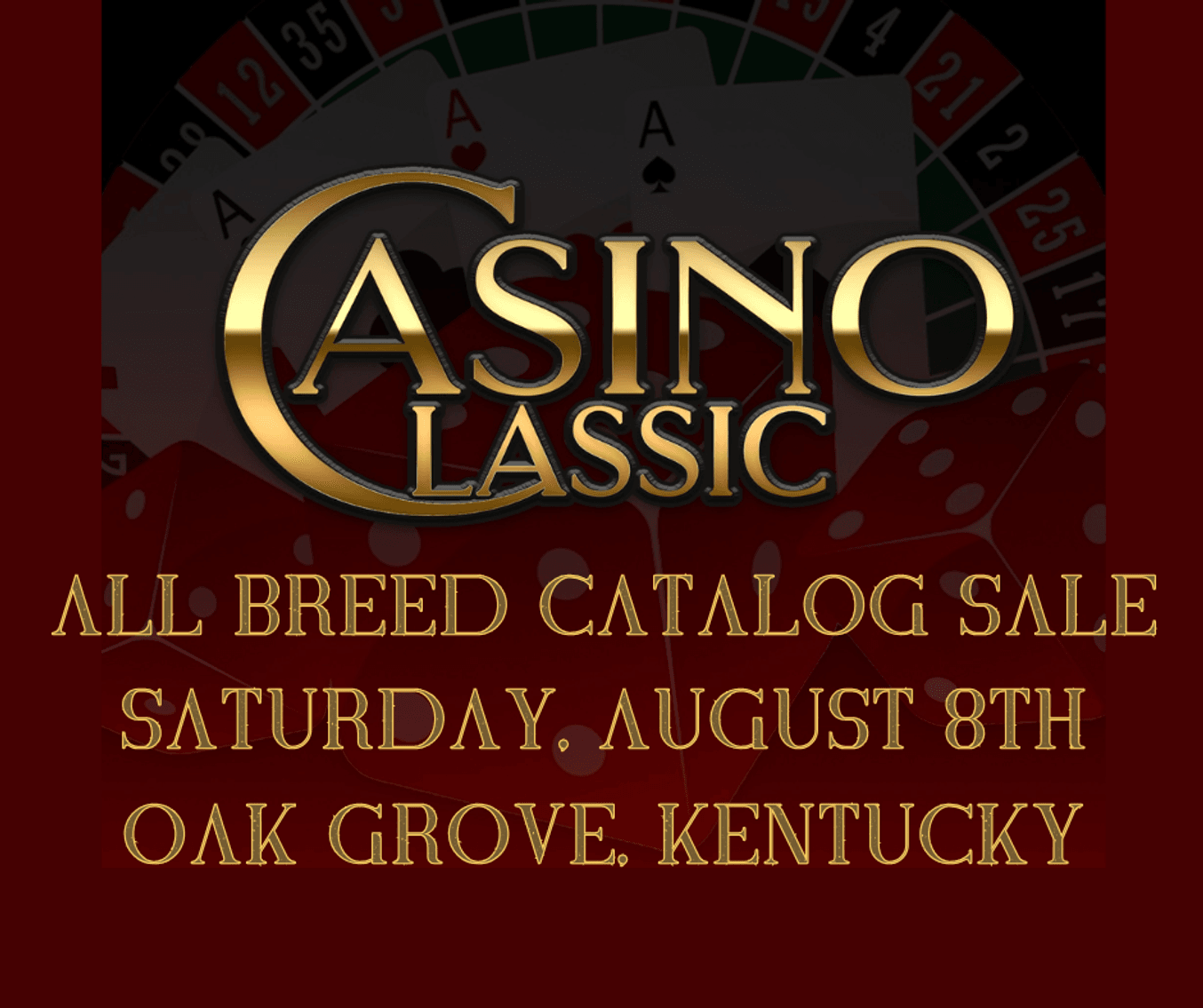 Image for Casino Classic All Breed Horse Sale - Oak Grove, Kentucky SATURDAY,  AUGUST 8TH