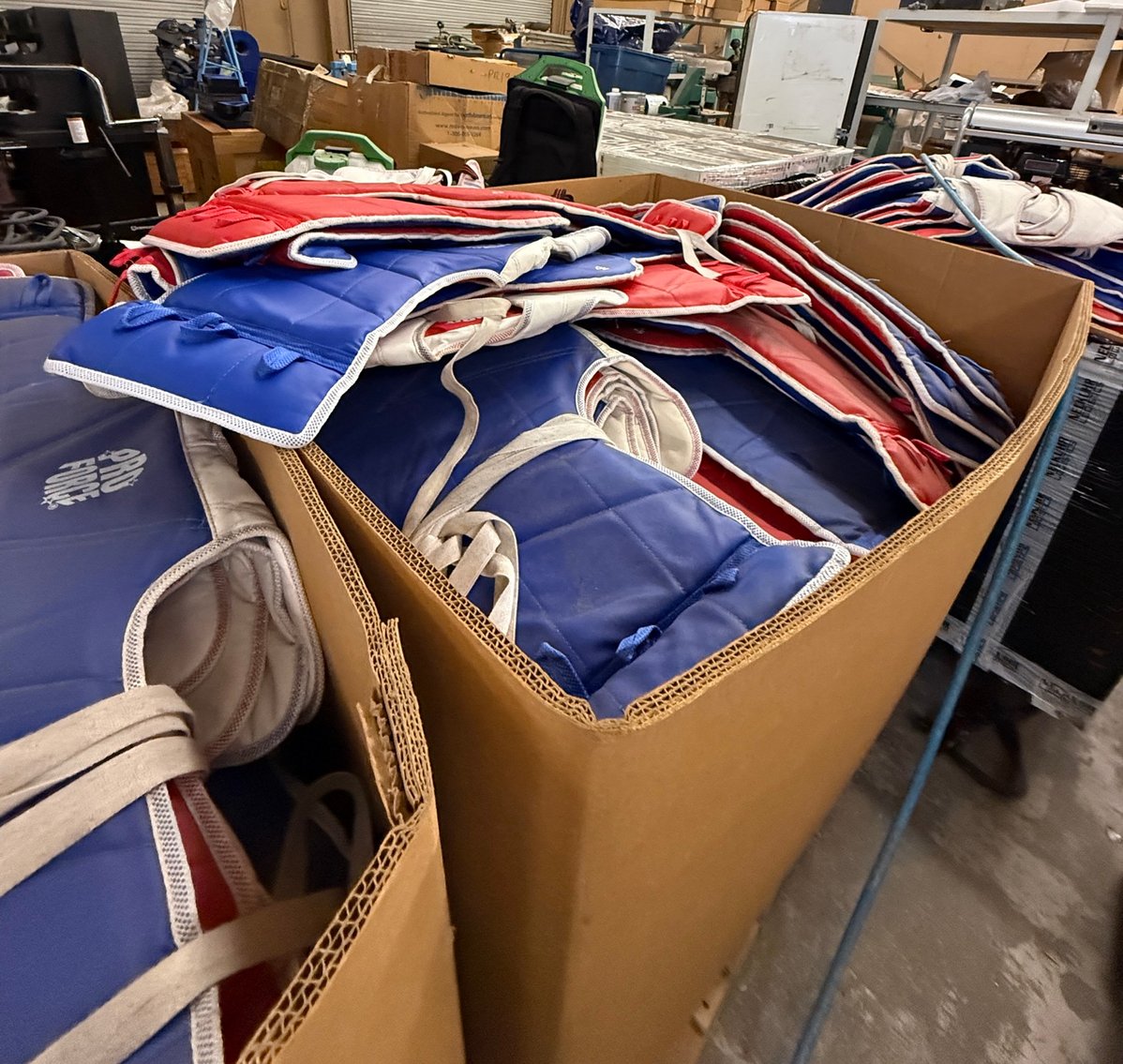 Image for Bulk Lot – ProForce Boxing & MMA Chest Guards & Headgear (700–900 Units Total)